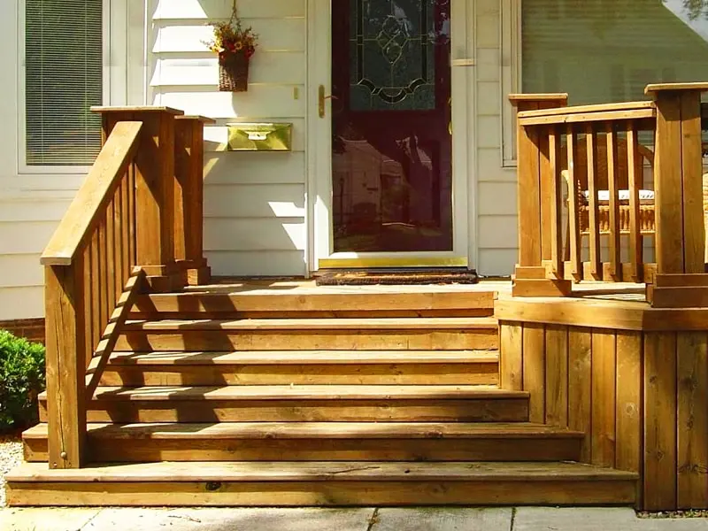Чем обработать деревянное крыльцо