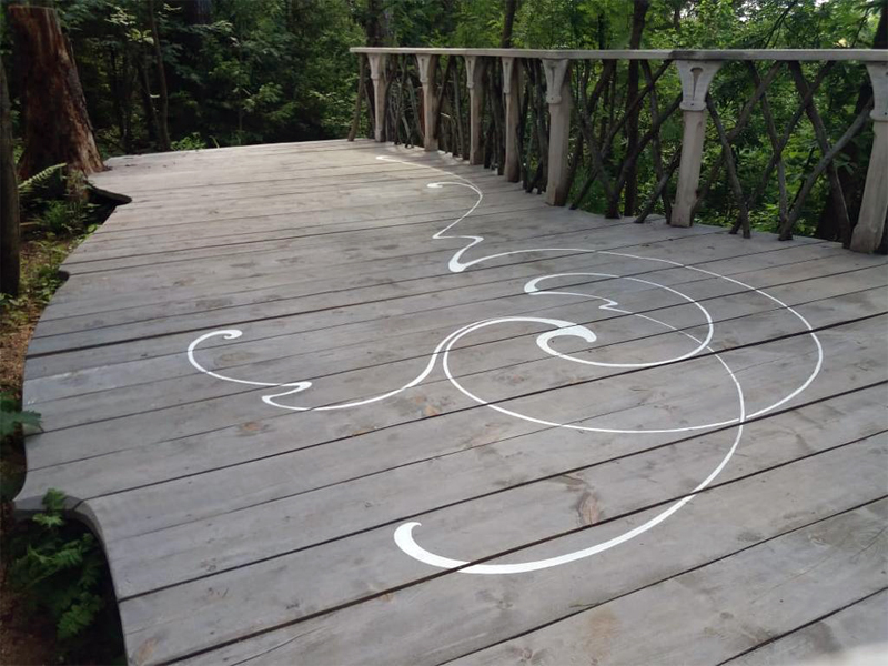 Пример окраски